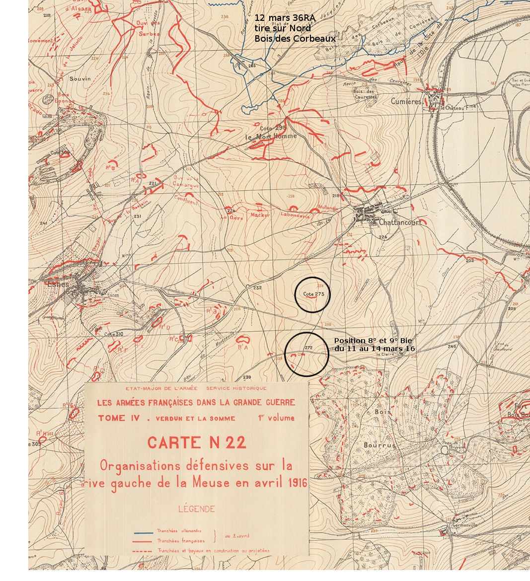 Verdun position 36RA 11-14 mars 16